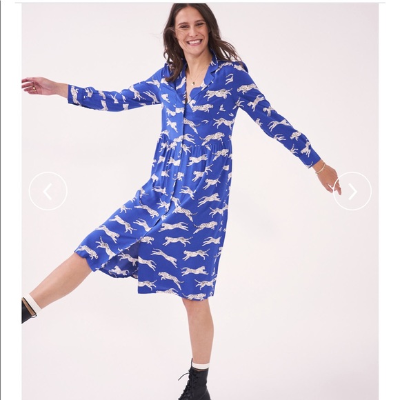 Cheetah Shirt Dress - Picture 3 of 14